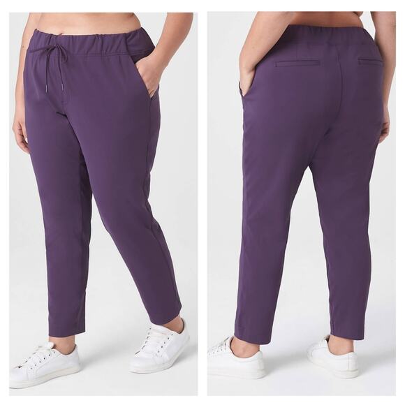 LIVI Ankle Length Knit Trouser 26 28 Purple - Picture 1 of 4